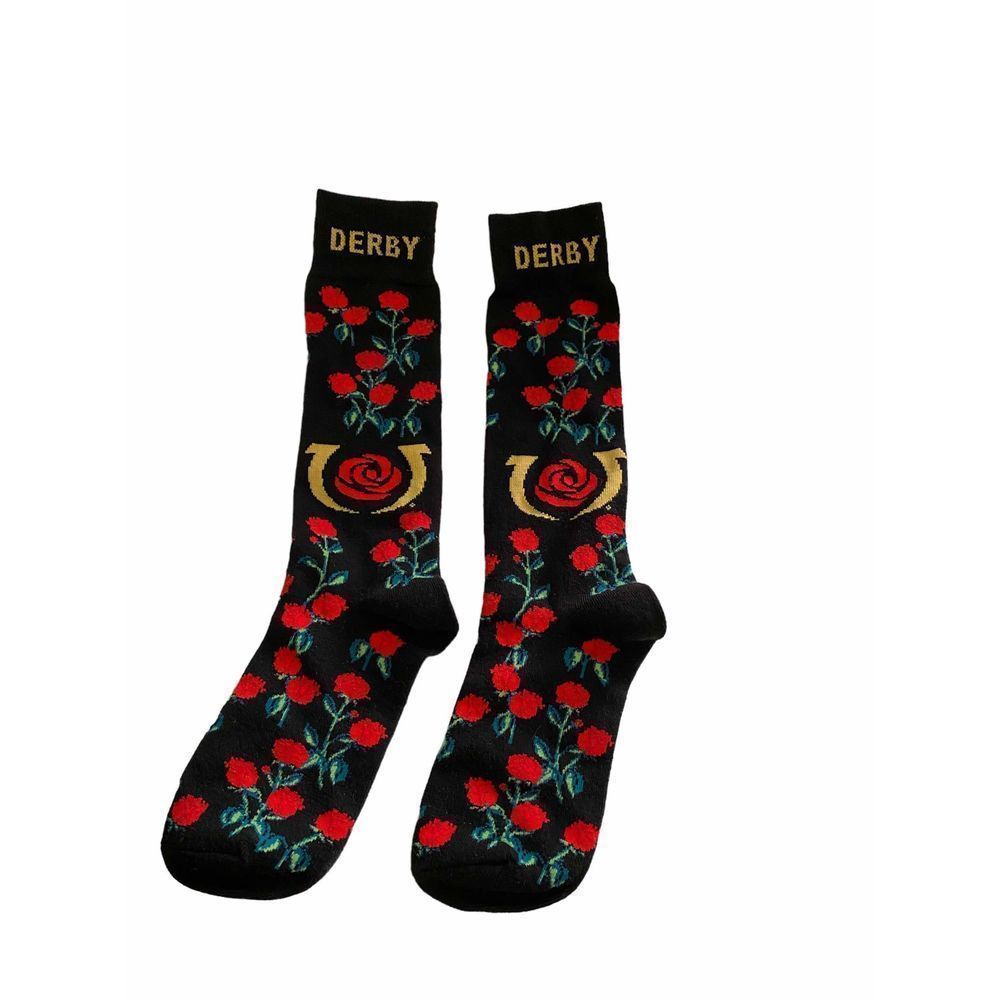 NEW Kentucky Derby rose socks